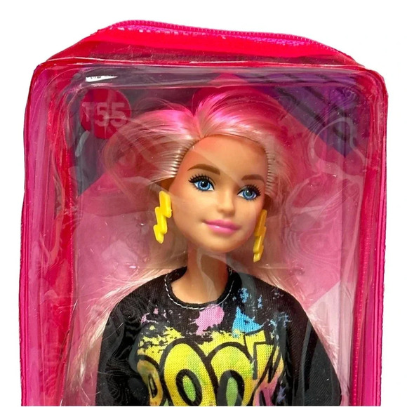 Fashionistas Barbie Fashion Doll Lot 2 Numbers 155  Blonde and 168 Red New - Picture 4 of 7